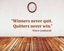 Winners Quotes Wall Decal Motivational Vinyl Art Stickers